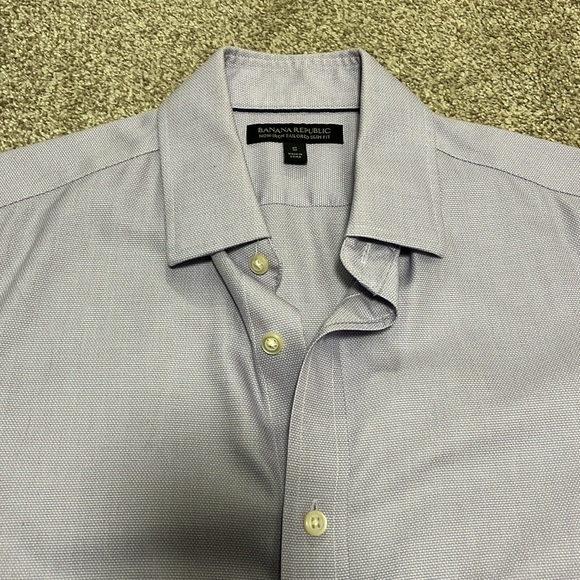 Banana Republic Purple Button Down Shirt - Picture 2 of 2